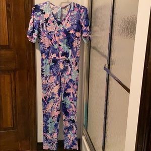 Lilly pulitzer NWT Girls XL Jumpsuit EASTER!
